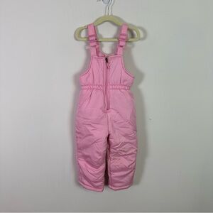 Pink Platinum Toddler Girls Light Pink Overall Snow Pants Winter Size 2 T